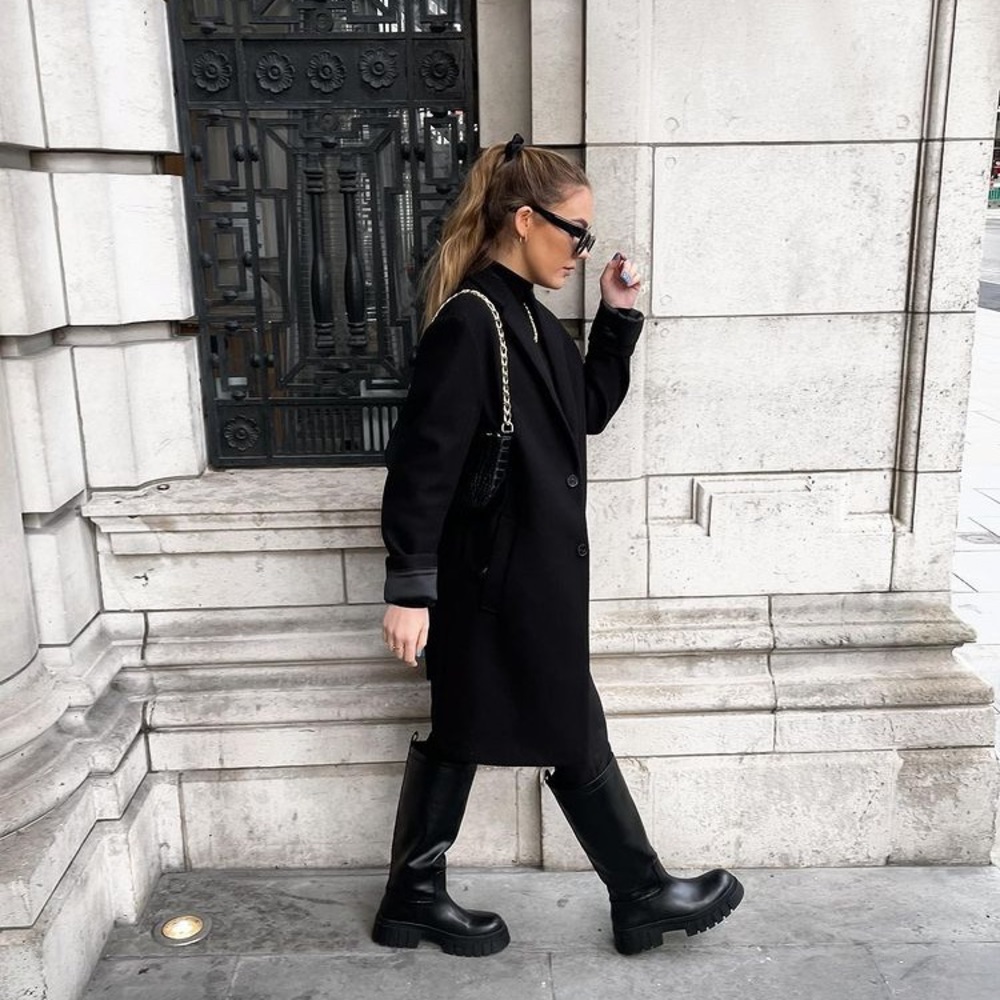 🌺☀️HP☀️🌺 𝐋𝐀𝐒𝐓 𝗡𝗪𝗧 𝗭𝗮𝗿𝗮 • High Shaft Treaded Sole Boots - Picture 13 of 17